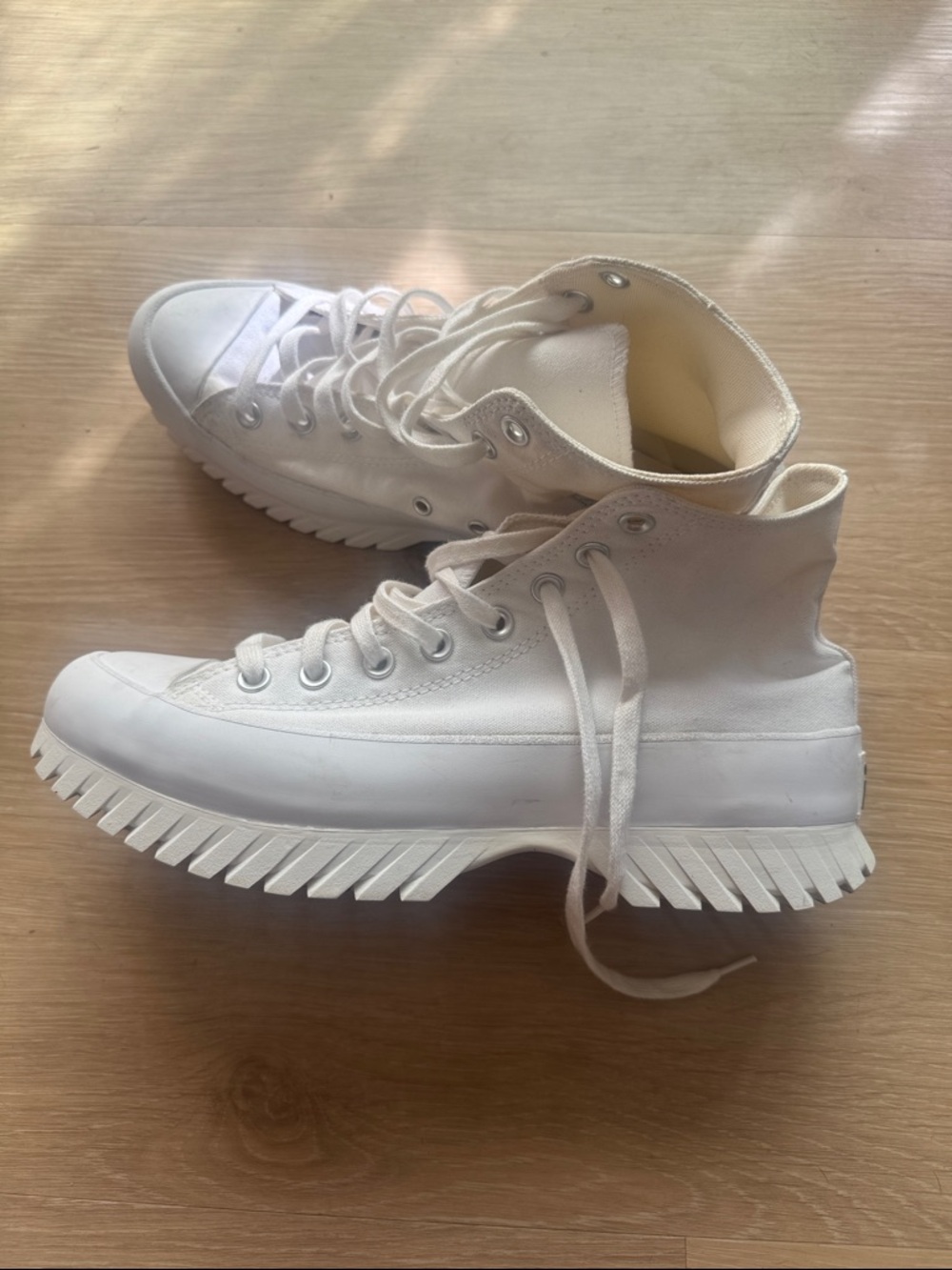 womens platform converse white size 11.5